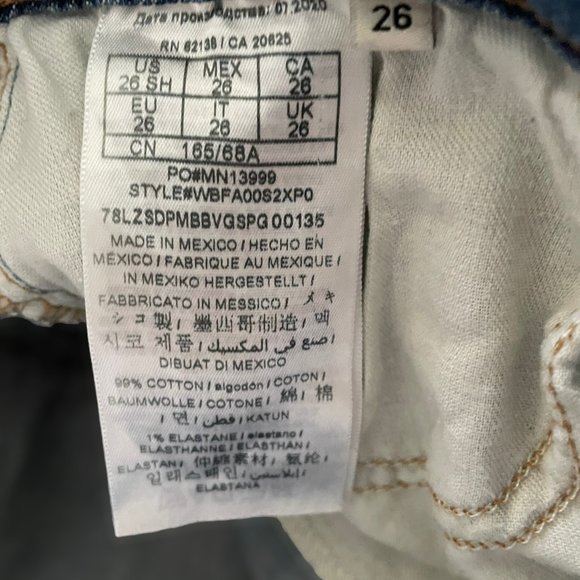 Guess Women's 1981 Straight Blue Jeans (26) - Picture 7 of 8